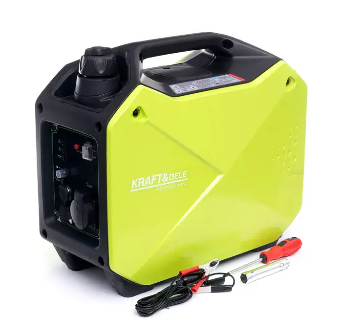 גנרטור אינוורטר מושתק בנזין 2100W חד פאזי KRAFT&DELE
