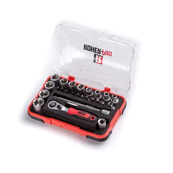 סט בוקסות מיני דרייב "1/4 כולל ביטים - 25 חלקים