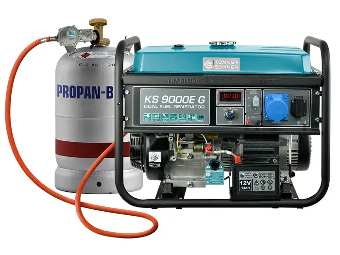 גנרטור בנזין משולב גז חד פאזי 6500W מבית Könner & Söhnen גרמניה