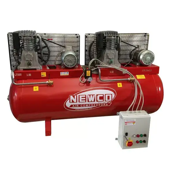 מדחס 500 ליטר 2X7.5 כ"ס NEWCO 400V - מבית לוירון