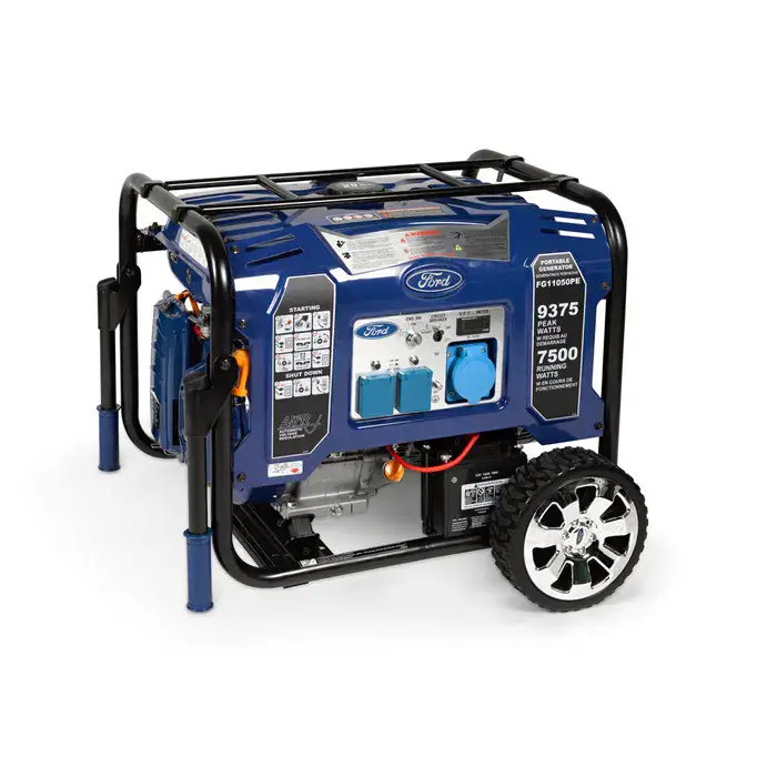 גנרטור בנזין פתוח 9375W כולל סטרטר ומייצב מתח מדגם FG11050PE