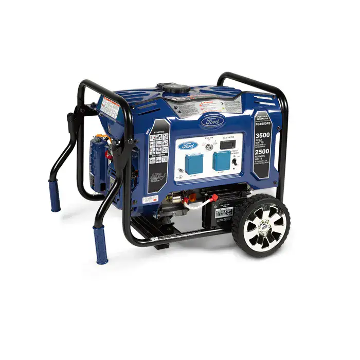 גנרטור בנזין 3500W עם סטרטר מייצב מתח והגנת שמן FG4050PE תוצרת FORD שנתיים אחריות