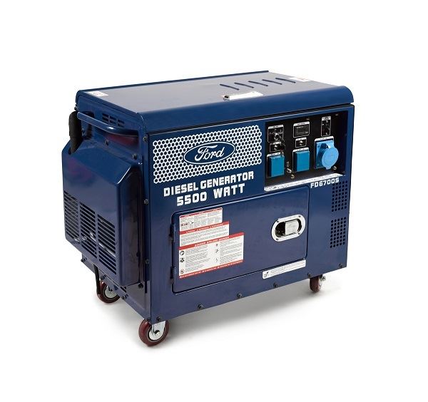 גנרטור מושתק דיזל 5000W חברת FORD - שנתיים אחריות FD6700S