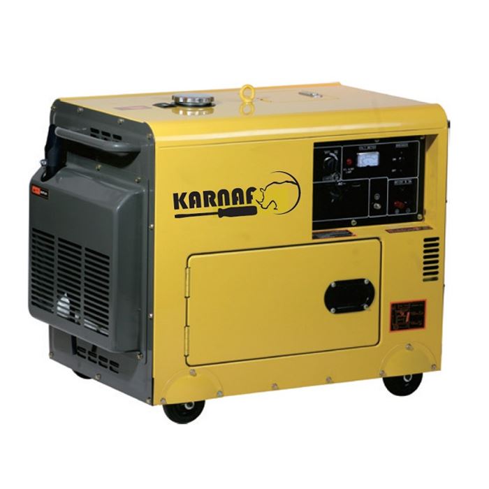 גנרטור דיזל מושתק 7000W חד פאזי מדגם 7GF מבית Karnaf