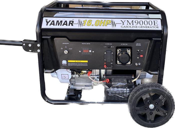 גנרטור בנזין מקצועי YM9000 7200W התנעה חשמלית חד פאזי מבית YAMAR
