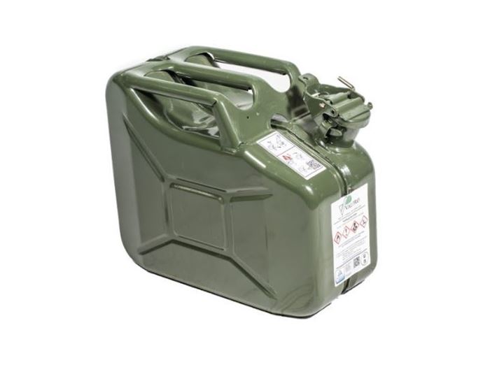 ג'ריקן מתכת 10 ליטר צבע ירוק ROHER TOOLS