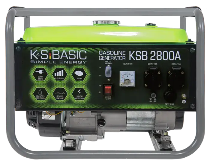 גנרטור בנזין חד פאזי 2800W מבית K&S BASIC גרמניה