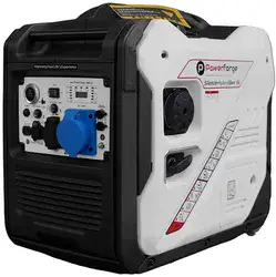 גנרטור מושתק אינוורטר מנוע בנזין משולב גז חד פאזי 5500W מבית PowerForge
