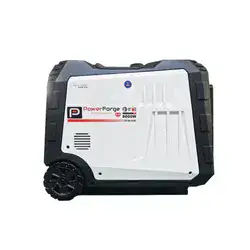 גנרטור מושתק אינוורטר מנוע בנזין משולב גז חד פאזי 8000W מבית PowerForge