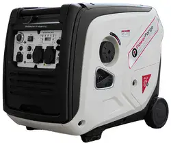גנרטור מושתק אינוורטר מנוע בנזין משולב גז חד פאזי 4000W מבית PowerForge