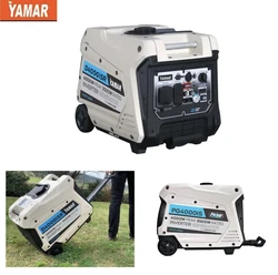 גנרטור אינוורטר בנזין מושתק כולל מייצב מתח ושלט אלחוטי YAMAR D4000iS 3500W