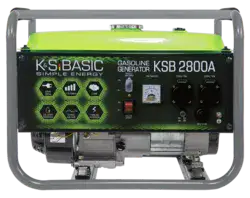 גנרטור בנזין חד פאזי 2800W מבית K&S BASIC גרמניה