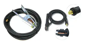 סט ידית ריתוך וצבט הארקה עם כבל באורך 2 מטר KARNAF - מבית לוירון