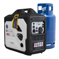 גנרטור מושתק אינוורטר מנוע בנזין משולב גז חד פאזי 2800W מבית PowerForge