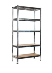 קיט 5 מדפים 90x40x180 ס"מ מעמס 175 ק"ג - מגולוון ROHER