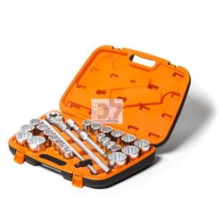 סט בוקסות דרייב "3/4, 26 חלקים משולב מ"מ + אינצ'י GS KING TOOLS