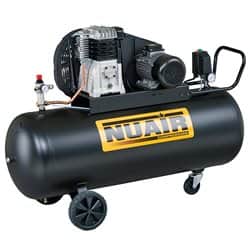 קומפרסור 200L חד פאזי 3.0 כ"ס מבית NUAIR italy'