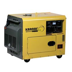 גנרטור דיזל מושתק 7000W חד פאזי מדגם 7GF מבית Karnaf