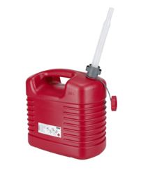 מיכל דלק 20 ליטר פלסטיק +משפך גמיש ת. גרמניה