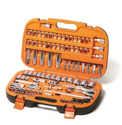 סט בוקסות גדול משולב דרייב 1/4+1/2" 96 חלקים KING TOOLS