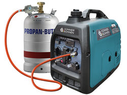 גנרטור מושתק אינוורטר מנוע בנזין משולב גז 3100W חד פאזי מבית Könner & Söhnen גרמניה